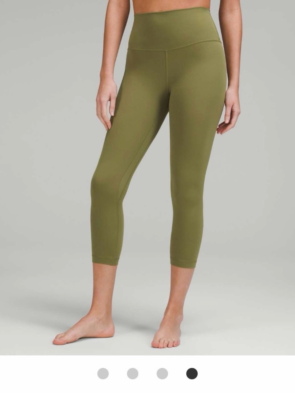 Lululemon women’s 23” Green Leggings